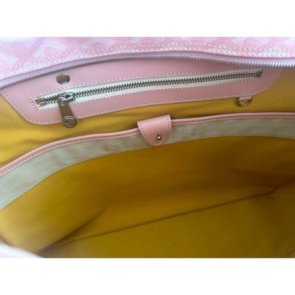 🌸 SUPER RARE🌸 Authentic Goyard Ambassade MM Briefcase PINK Sakura DISCONTINUED - Picture 11 of 16